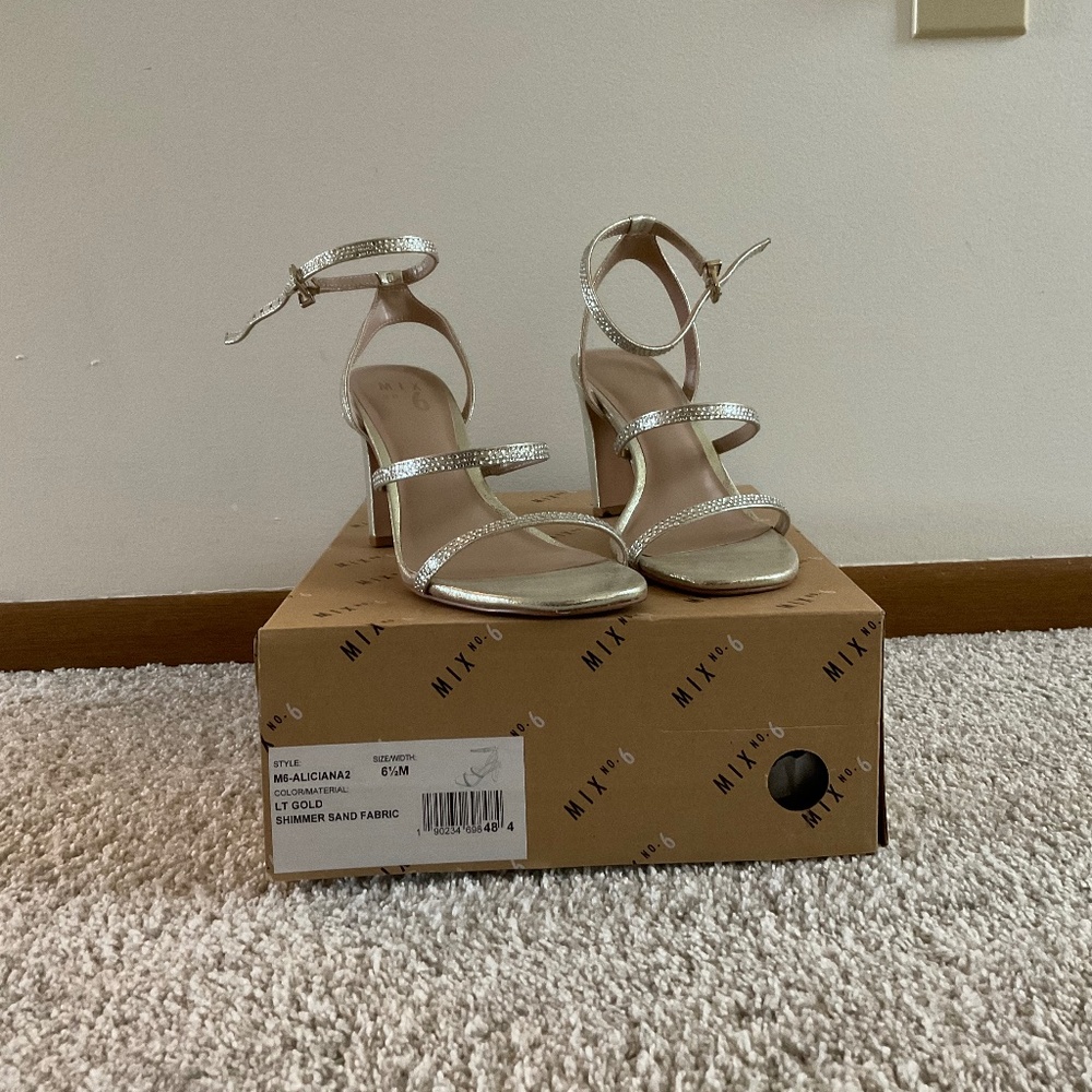 Mix No. 6 Gold Shimmer Sandal